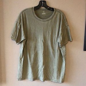 Aerie perfect tee sz M olive green
